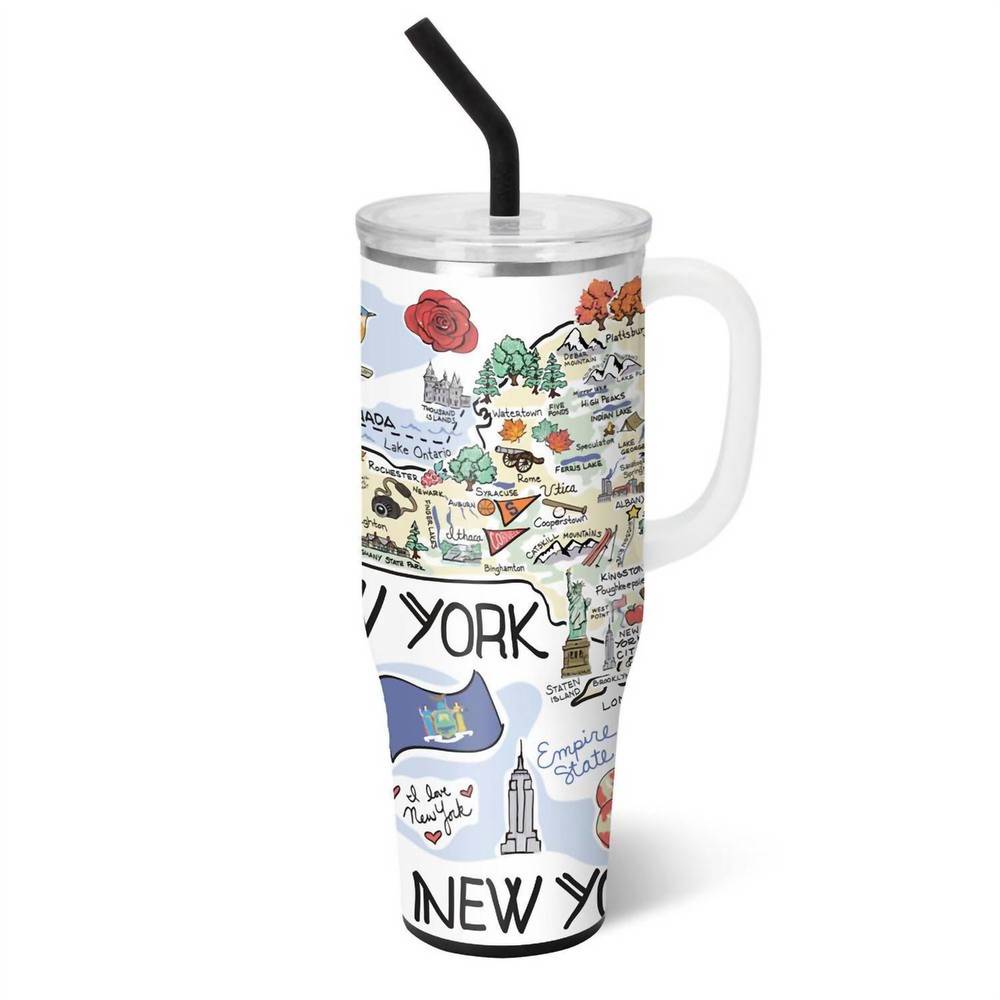 NEW SWIG LIFE new york swig 40oz mega mug in white